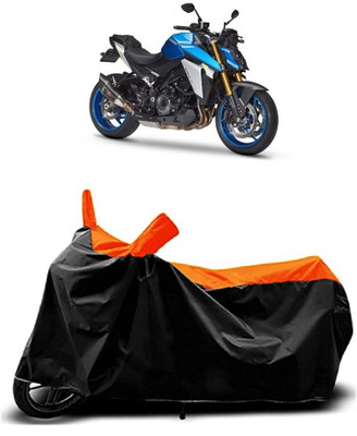 VESMEI Two Wheeler Cover for Suzuki(GSX S1000F, Orange)