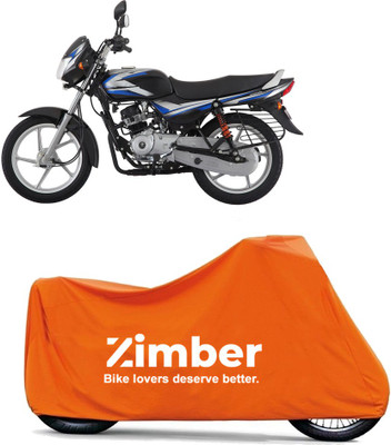 AutoRash Two Wheeler Cover for Bajaj(CT100, Orange)