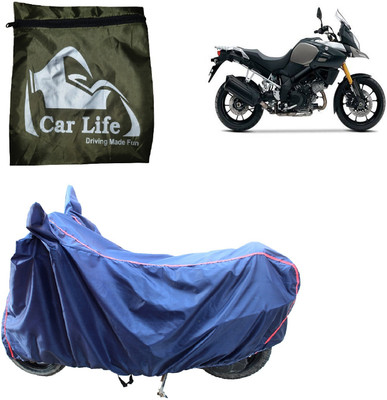 Car Life Two Wheeler Cover for Suzuki(V Strom 1000, Blue)