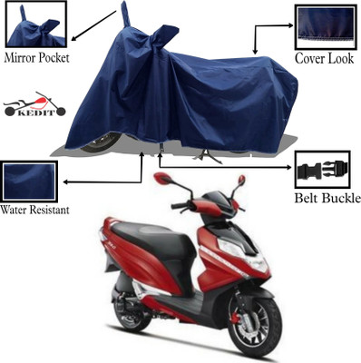 KEDIT Waterproof Two Wheeler Cover for Hero(Blue)