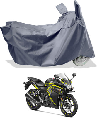 Amexride Two Wheeler Cover for Honda(CBR 250R, Grey)