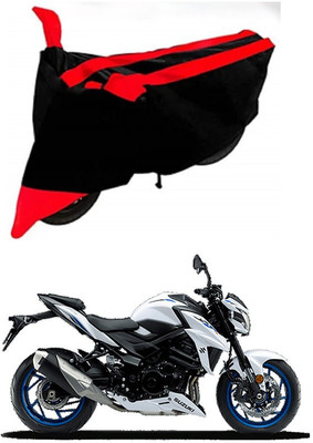 AutoGalaxy Waterproof Two Wheeler Cover for Suzuki(GSX-S750, Red, Black)