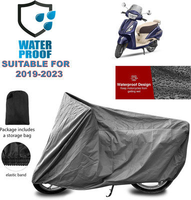 PAGORA Waterproof Two Wheeler Cover for TVS(Jupiter, Grey)