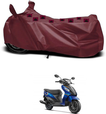 ZEDTEEK Waterproof Two Wheeler Cover for Suzuki(Maroon)