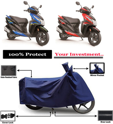 Amexride Two Wheeler Cover for Honda(Deo, Blue)