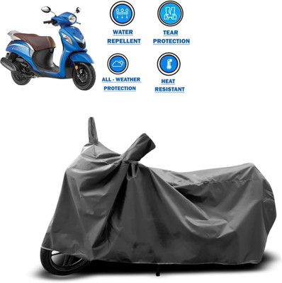 CODOKI Waterproof Two Wheeler Cover for Yamaha(Fascino, Grey)