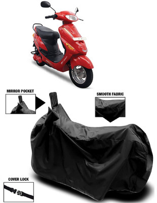 MMSSTAR Waterproof Two Wheeler Cover for Hero Electric(Electric E-Sprint, Black)