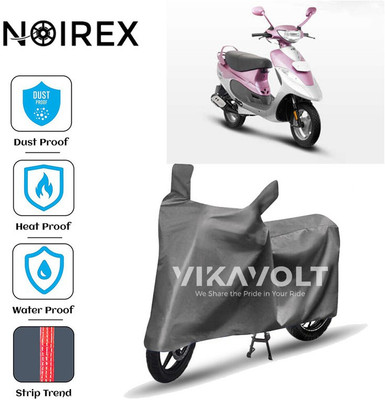 NOIREX Two Wheeler Cover for TVS(Scooty Pep+, Grey)