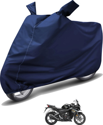 Caronix Waterproof Two Wheeler Cover for Honda(CBR 250R, Blue)