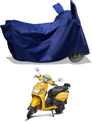 Amexride Two Wheeler Cover for Hero(Pleasure+ 110, Blue)