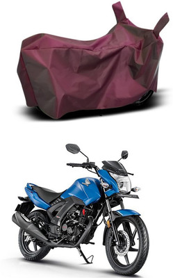 Mdstar Waterproof Two Wheeler Cover for Honda(CB Unicorn 160, Maroon)