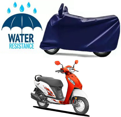 Furious3D Two Wheeler Cover for Honda(Activa 4G, Blue)