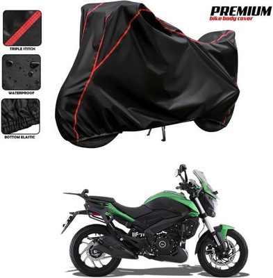 Eels Two Wheeler Cover for Bajaj, Hero, Honda, TVS, Suzuki(Red, Black)