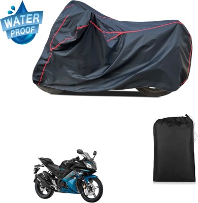 PAGORA Waterproof Two Wheeler Cover for Yamaha(YZF R15 Ver 2.0, Black)