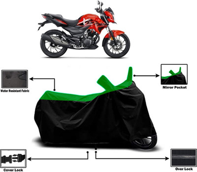 Amexride Two Wheeler Cover for Hero(Xtreme 200R, Green)