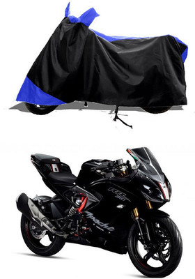 GROFATIK Two Wheeler Cover for TVS(Apache RTR 310, Blue)