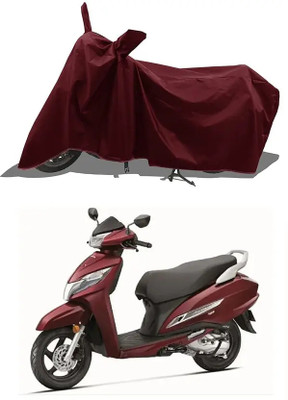 PEDALUP Waterproof Two Wheeler Cover for Suzuki, Universal For Bike(Access 125, Maroon)