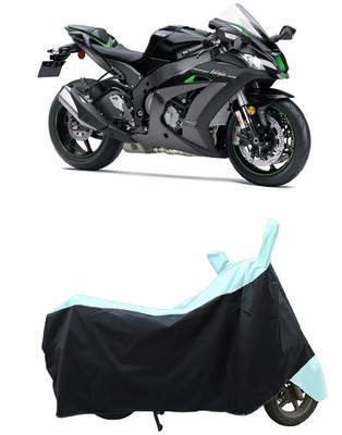 Coxtor Waterproof Two Wheeler Cover for Kawasaki(Ninja ZX-10R SE BS6, White)