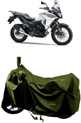 SUGASHRI Waterproof Two Wheeler Cover for Kawasaki(Versys X 300 BS6, Green)