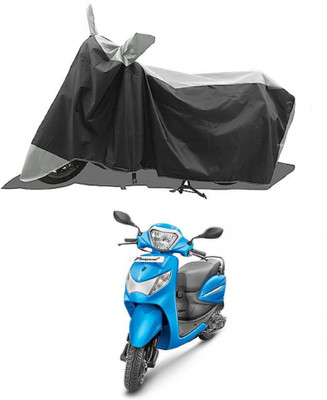 GROFATIK Two Wheeler Cover for Hero(Pleasure+ 110, Grey)