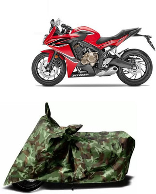 KPIND Waterproof Two Wheeler Cover for Honda(CBR 650F, Multicolor)