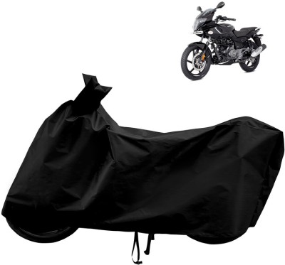 Horseyaart Waterproof Two Wheeler Cover for Bajaj(Pulsar 180F, Black)