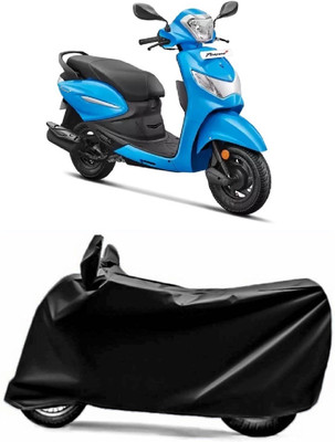 V VINTON Two Wheeler Cover for Hero(Pleasure Plus, Black)