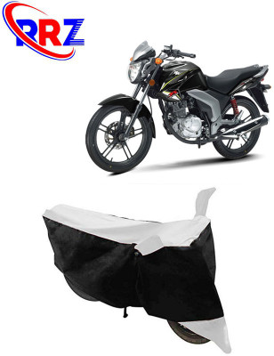 RRZ Waterproof Two Wheeler Cover for Suzuki(GSX, Black, White)