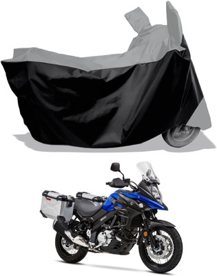 Amexride Two Wheeler Cover for Suzuki(V-Strom 650 XT, Multicolor)