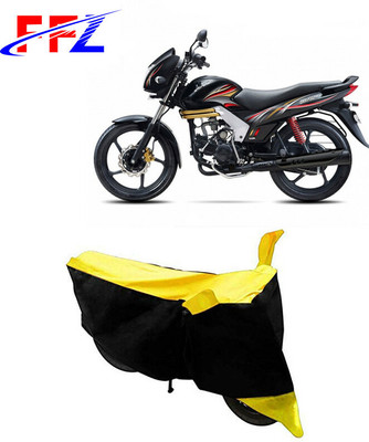 FFZ Waterproof Two Wheeler Cover for Mahindra(Centuro XT, Black, Yellow)