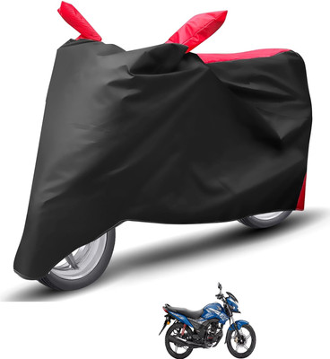 Caronix Waterproof Two Wheeler Cover for Honda(CB Shine SP, Red)