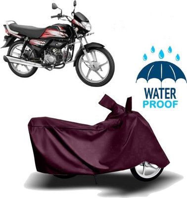 smwzxyu Waterproof Two Wheeler Cover for Hero(HF Deluxe, Maroon)