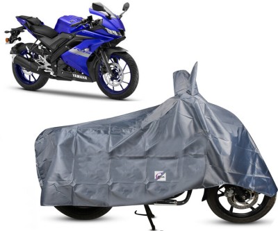 EGAL Waterproof Two Wheeler Cover for Yamaha(YZF-R15 V3 BS6, Grey)