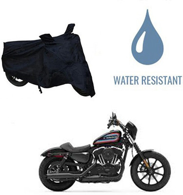 DeepShakshi AUTOMOTIVE Waterproof Two Wheeler Cover for Harley Davidson(XL 1200, Black)