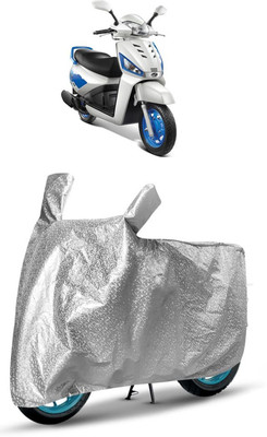 J S R Waterproof Two Wheeler Cover for Mahindra(Gusto 125 BS6, Silver)