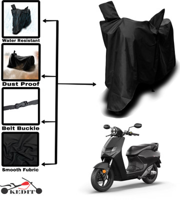 KEDIT Two Wheeler Cover for Universal For Bike(Infinity E1, Black)