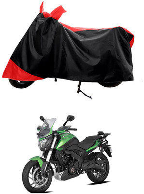 GROFATIK Two Wheeler Cover for Bajaj(Dominar 400 BS6, Red)