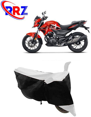 RRZ Waterproof Two Wheeler Cover for Hero(Xtreme 200R, Black, White)