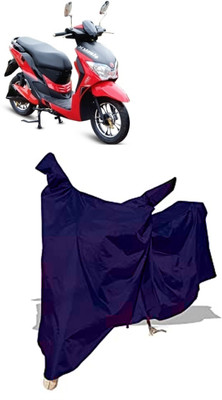 Amexride Two Wheeler Cover for Hero Electric(Electric Dash BS6, Blue)