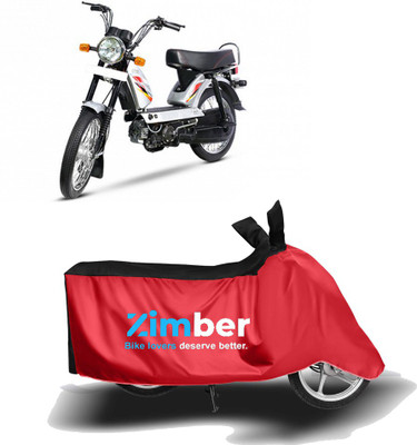 ENTIRELY ELITE Two Wheeler Cover for TVS(XL 100, Red, Black)