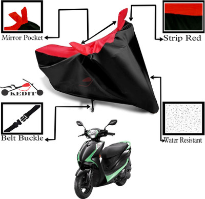 KEDIT Two Wheeler Cover for Hero(Electric Optima, Red, Black)