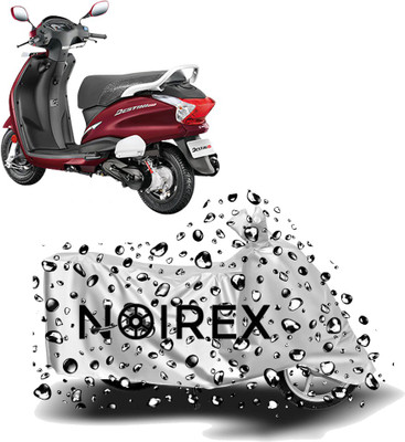 NOIREX Two Wheeler Cover for Hero(Destini 125, Silver)