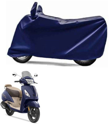 DeepShakshi AUTOMOTIVE Waterproof Two Wheeler Cover for TVS(Jupiter classic, Blue)