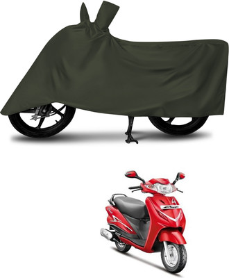 aosis Waterproof Two Wheeler Cover for Hero(Duet LX 110CC, Green)