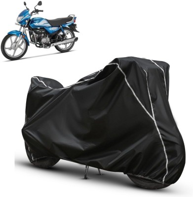 xodi Waterproof Two Wheeler Cover for Hero(HF Deluxe, Black, White)