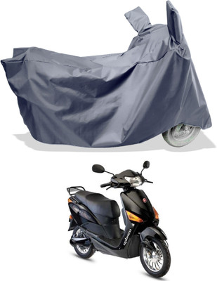 Amexride Two Wheeler Cover for Hero Electric(Electric Optima DX BS6, Grey)