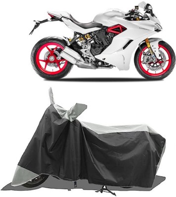 GROFATIK Two Wheeler Cover for Ducati(SuperSport, White)