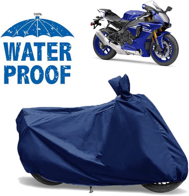 OliverX Waterproof Two Wheeler Cover for Yamaha(YZF-R1, Blue)