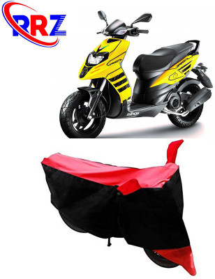 RRZ Waterproof Two Wheeler Cover for Aprilia(SR 150, Black, Red)