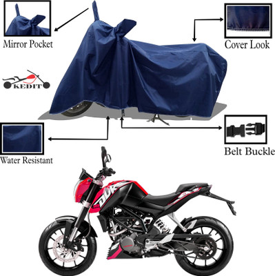 KEDIT Two Wheeler Cover for Universal For Bike(250 Duke, Blue)